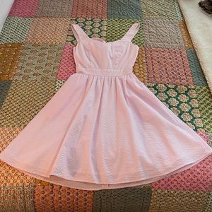 Lauren James fitted seersucker dress